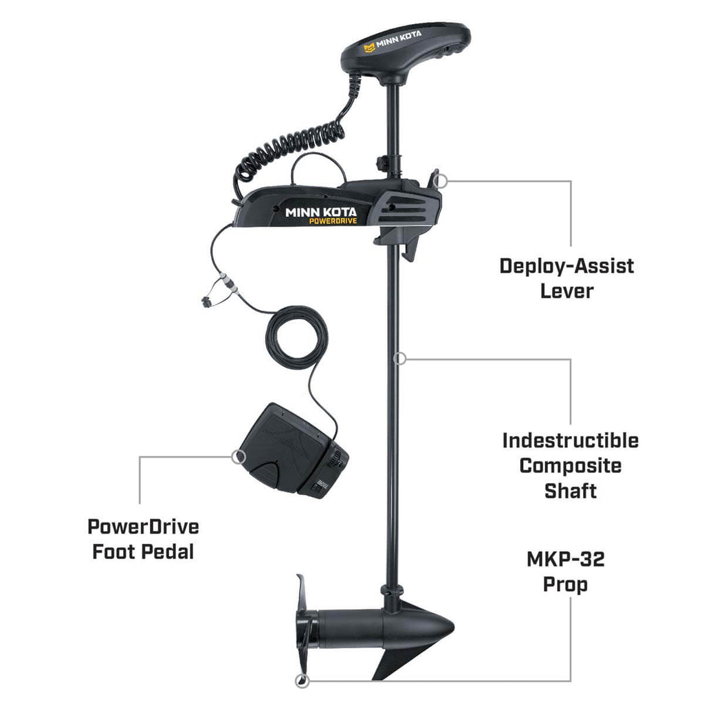 Minn Kota Pontoon PowerDrive 68_BT Trolling Motor 48" 1358729 - Lakeside Marine & Service