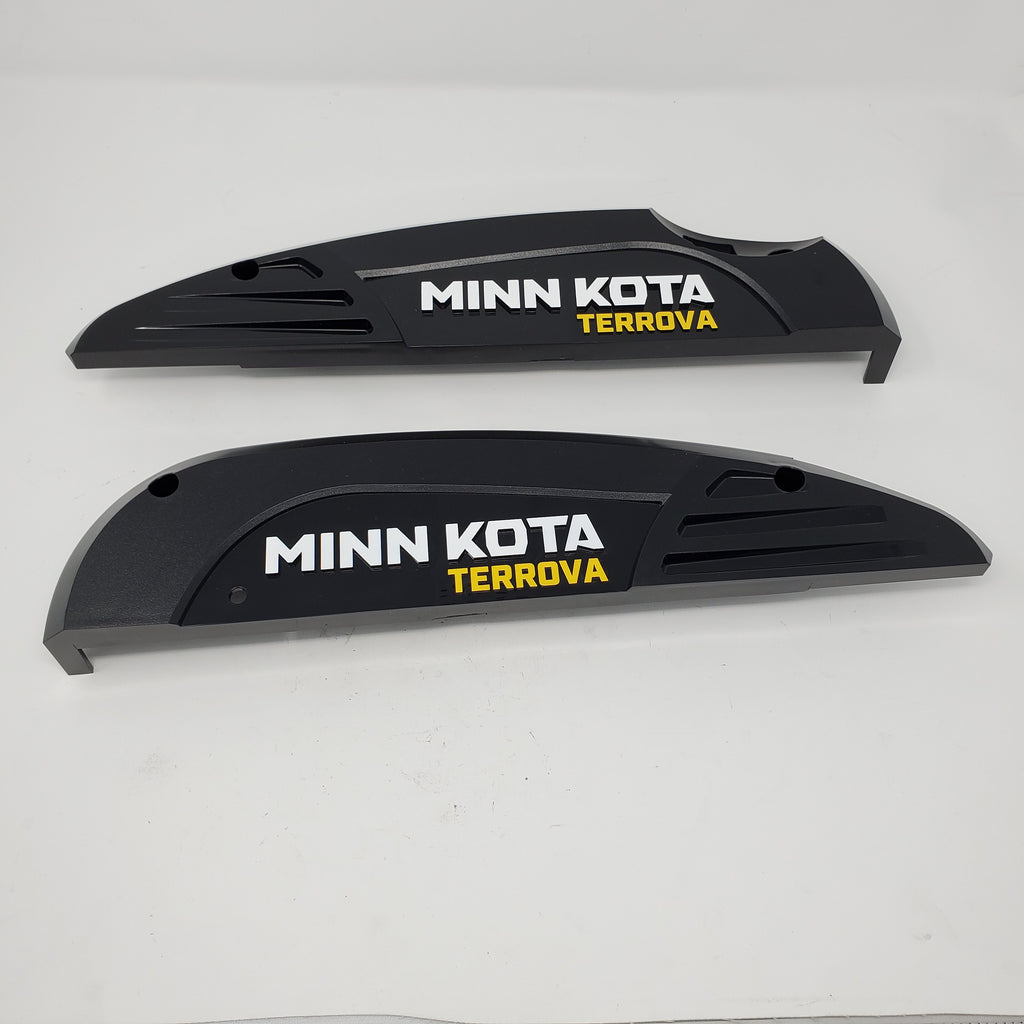 2323927 2323922 Minn Kota Terrova Replacement Side Plate Set w/decals