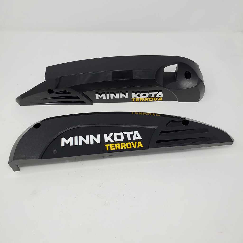 2323927 2323922 Minn Kota Terrova Replacement Side Plate Set w/decals