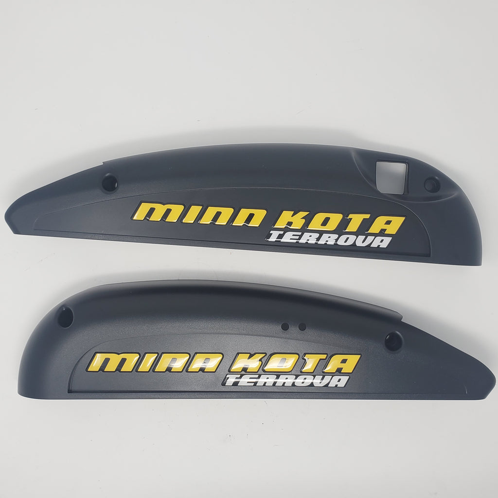 2321910 2321915 Minn Kota Terrova Legacy Replacement Side Plate Set w/decals