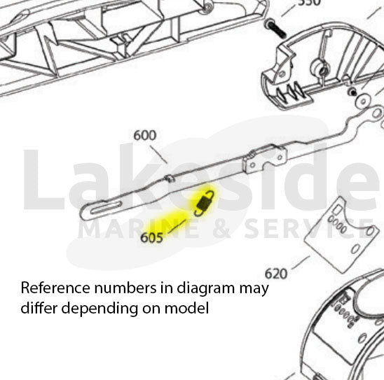 2322710 Minn Kota Extension Spring