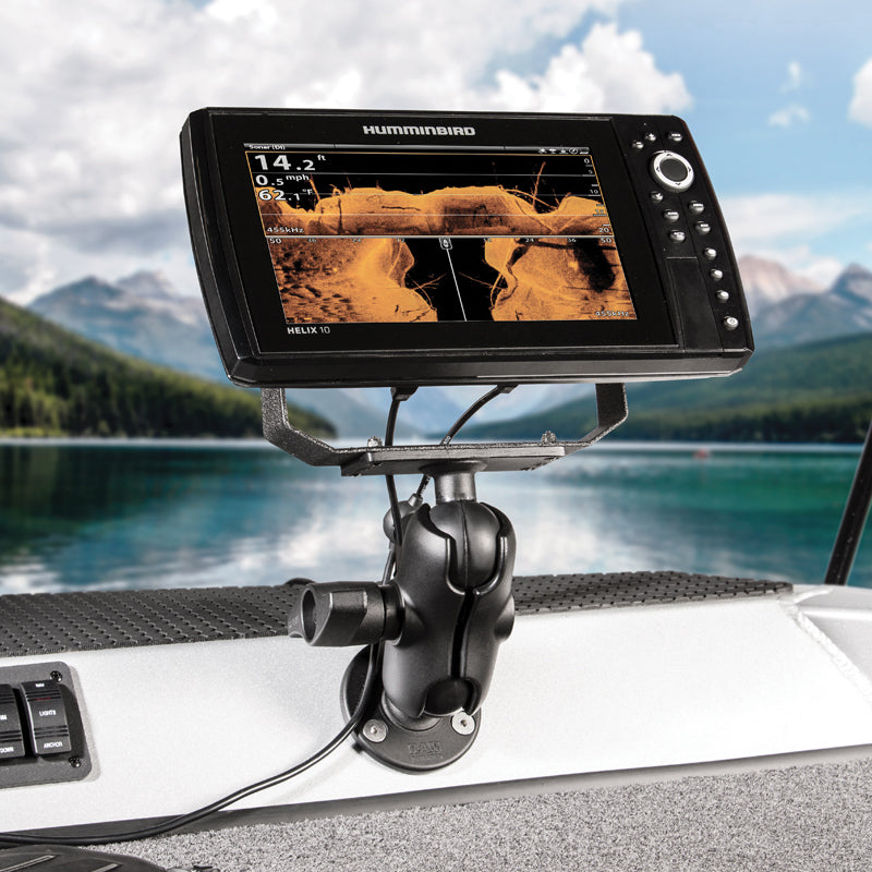 RAM Drill-Down Ball Mount for Humminbird Helix 8-15, Solix & Apex - Lakeside Marine & Service